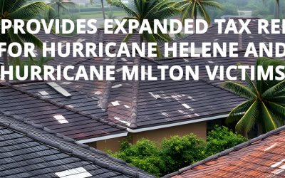 IRS provides expanded tax relief for Hurricane Helene and Hurricane Milton victims.