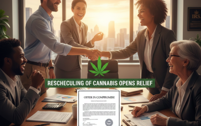 Rescheduling Of Cannabis Opens Relief For Cannabis Businesses To Settle IRS Tax Debt Through An Offer In Compromise.
