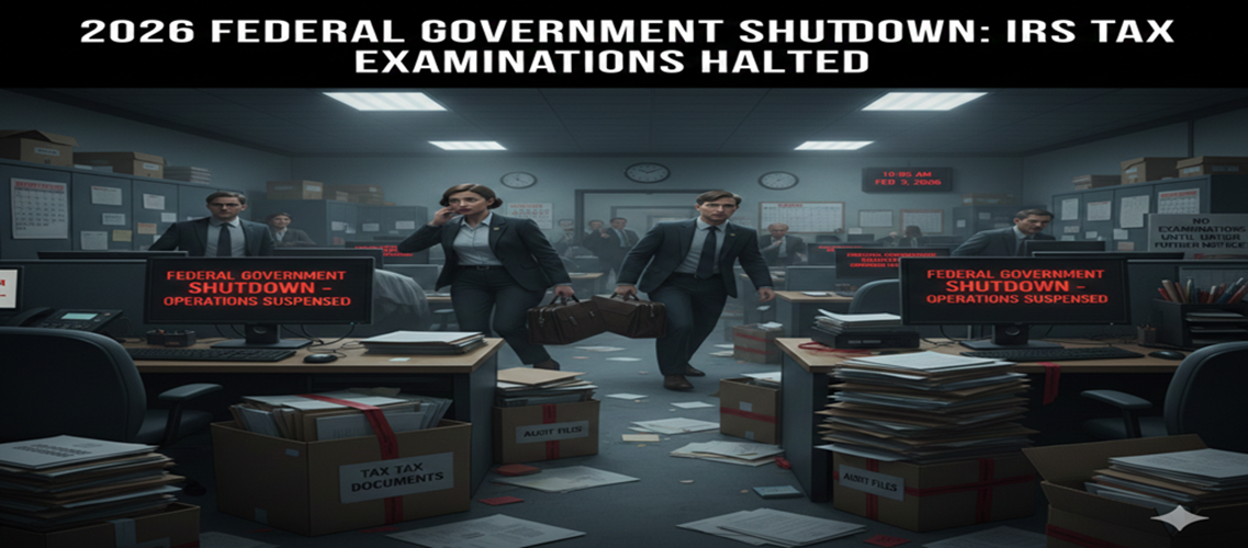 How The 2026 Federal Government Shutdown Impacts IRS Tax Examinations
